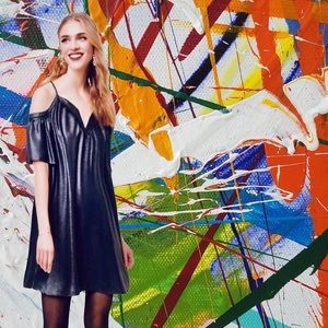 Loft Littke black shimmer dress - Size Small